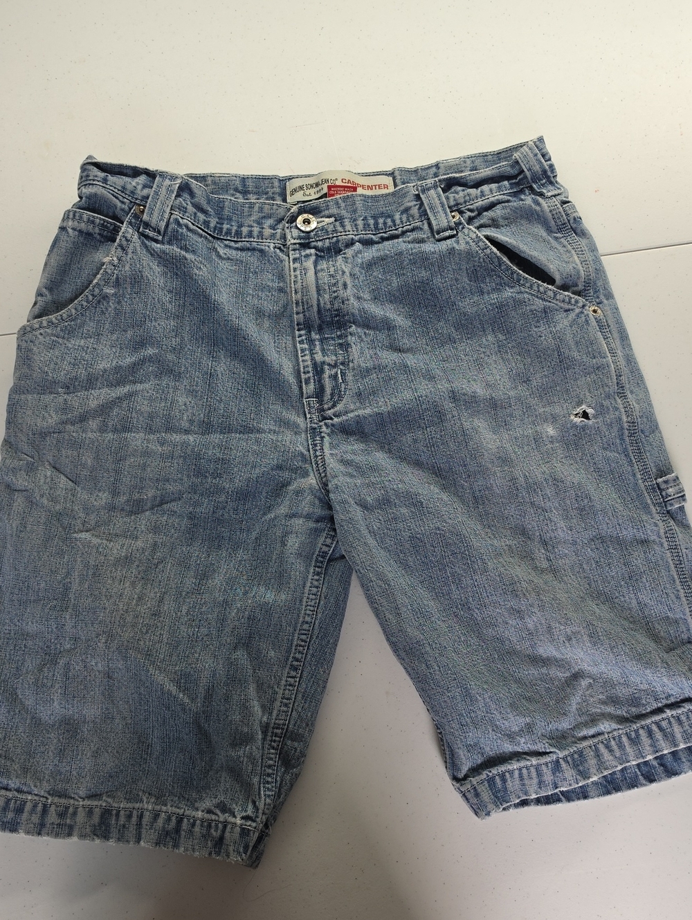 Light Blue Denim Men’s Work Shorts Or JORTS C30
